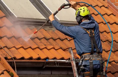 Démoussage et hydrofuge de toiture à Clairegoutte